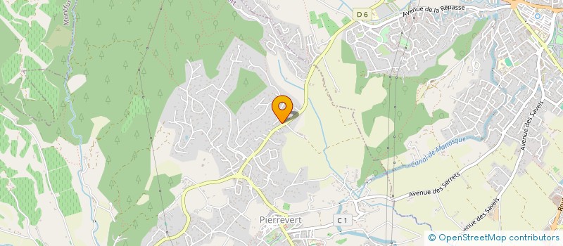 localisation de l'entreprise MADAME NATHALIE LEVEQUE  PIERREVERT