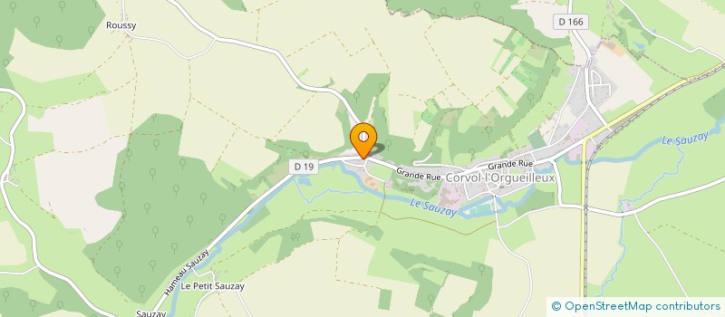 localisation de l'entreprise MADAME NATHALIE LEVEQUE  CORVOL-L'ORGUEILLEUX