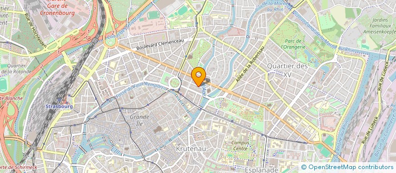 localisation de l'entreprise MADAME NATHALIE LEVY à STRASBOURG