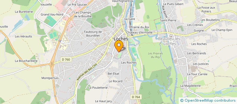 localisation de l'entreprise MADAME NATHALIE LEZE à LOCHES