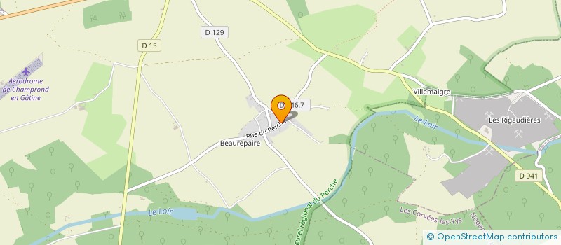 localisation de l'entreprise MADAME NATHALIE LHERMITTE à CHAMPROND-EN-GATINE