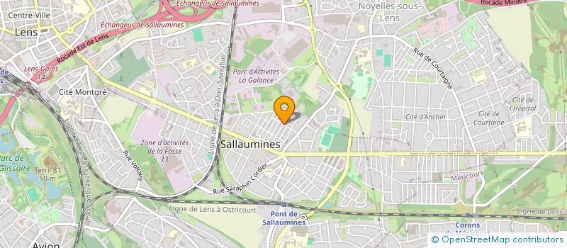 localisation de l'entreprise MADAME NATHALIE LIBESSART  SALLAUMINES