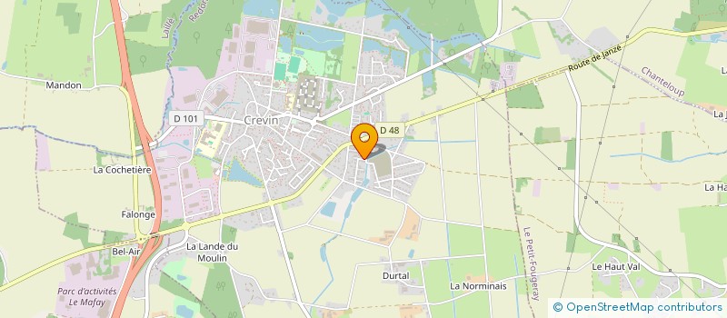 localisation de l'entreprise MADAME NATHALIE LIEGARD  TRESBUF