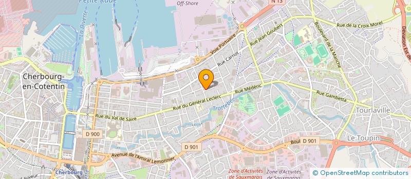 localisation de l'entreprise MADAME NATHALIE LIEGE  CHERBOURG-EN-COTENTIN