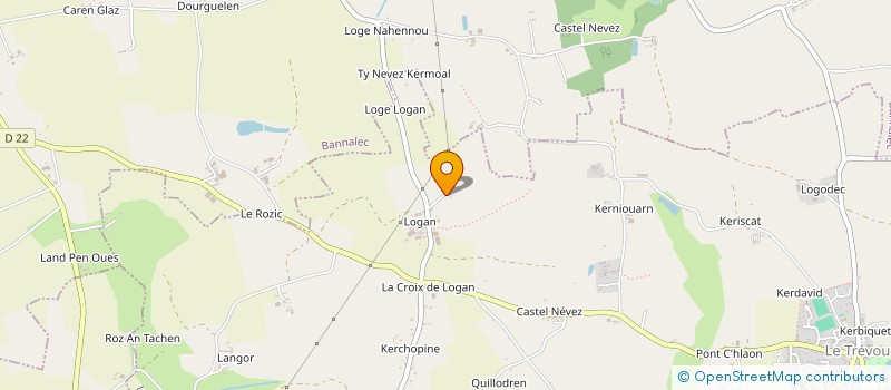 localisation de l'entreprise MADAME NATHALIE LIEVRE  LE TREVOUX