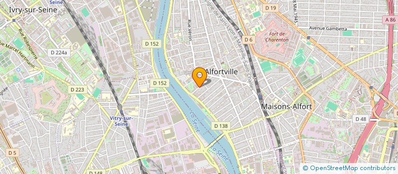 localisation de l'entreprise MADAME NATHALIE LINAIRES à ALFORTVILLE