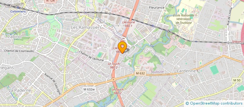 localisation de l'entreprise MADAME NATHALIE LLORET à COLOMIERS