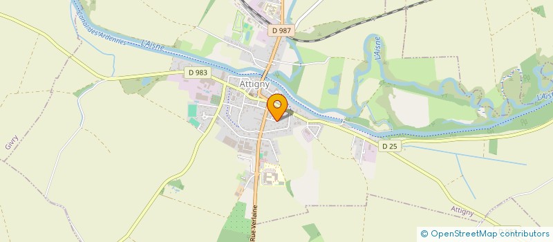 localisation de l'entreprise MADAME NATHALIE LOBREAU  ATTIGNY