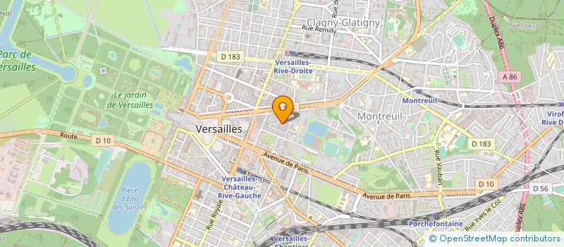 localisation de l'entreprise MADAME NATHALIE LOISON à VERSAILLES