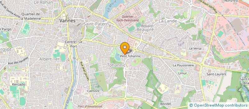 localisation de l'entreprise MADAME NATHALIE LOMBARD à VANNES