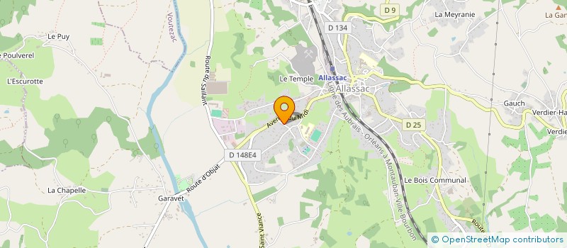 localisation de l'entreprise MADAME NATHALIE LOPES à ALLASSAC