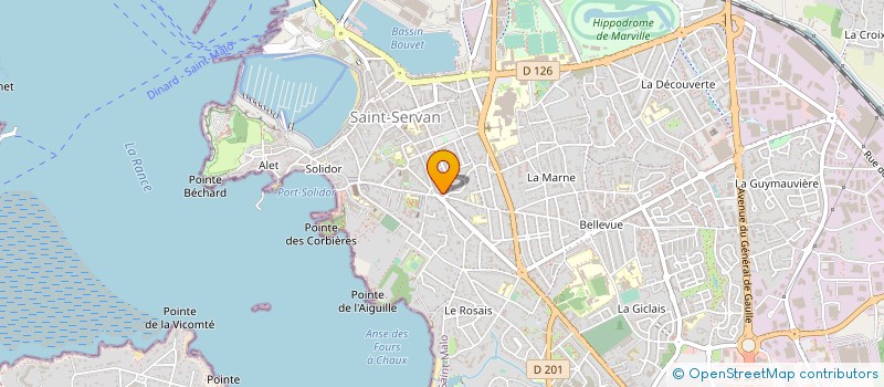 localisation de l'entreprise MADAME NATHALIE LOPEZ  SAINT-MALO
