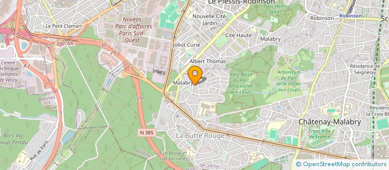 localisation de l'entreprise MADAME NATHALIE LOPEZ  CHATENAY-MALABRY