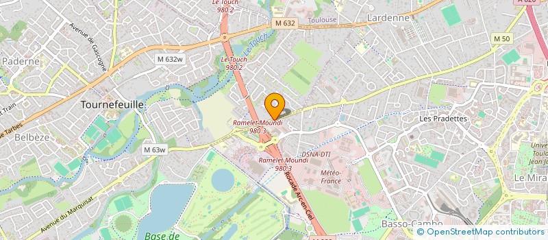 localisation de l'entreprise MADAME NATHALIE LOPEZ  TOURNEFEUILLE