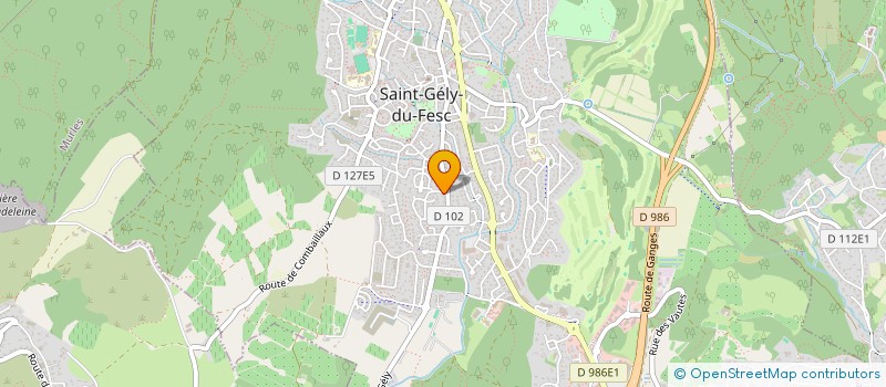 localisation de l'entreprise MADAME NATHALIE LOPEZ  SAINT-GELY-DU-FESC