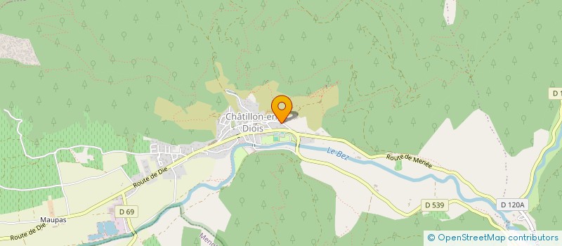 localisation de l'entreprise MADAME NATHALIE LOPPE  CHATILLON-EN-DIOIS