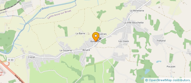 localisation de l'entreprise MADAME NATHALIE LOREAU à SAINTE-ANNE-SUR-BRIVET