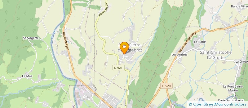 localisation de l'entreprise MADAME NATHALIE LORENZON à SAINT-PIERRE-DE-GENEBROZ