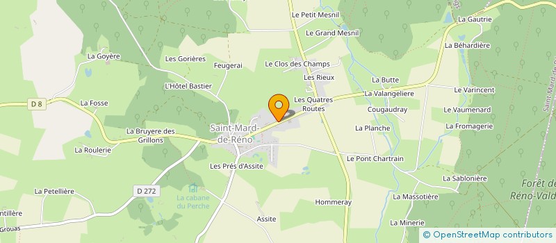 localisation de l'entreprise MADAME NATHALIE LORIEUX à SAINT-MARD-DE-RENO
