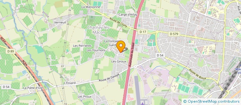 localisation de l'entreprise MADAME NATHALIE LORION  CHARNAY-LES-MACON