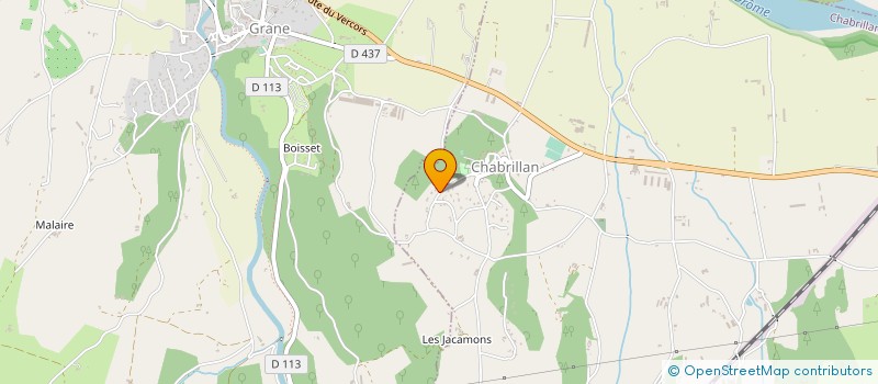 localisation de l'entreprise MADAME NATHALIE LORRE à CHABRILLAN