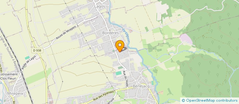 localisation de l'entreprise MADAME NATHALIE LORRY  BENEJACQ