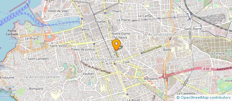 localisation de l'entreprise MADAME NATHALIE LORTHOIS à MARSEILLE