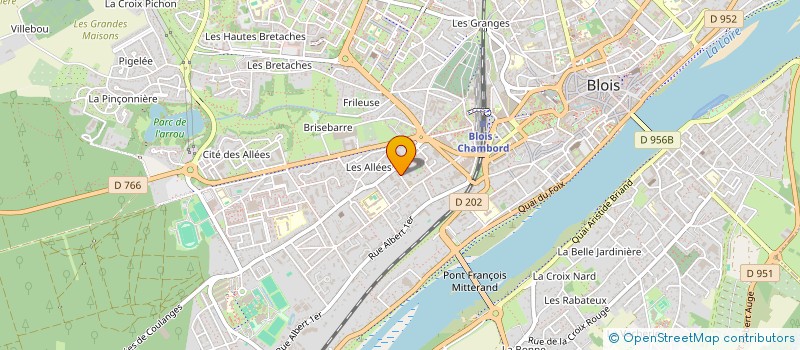 localisation de l'entreprise MADAME NATHALIE LOUCHART  BLOIS