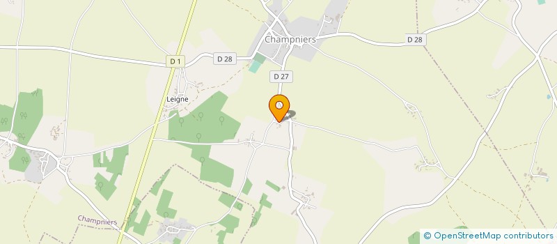 localisation de l'entreprise MADAME NATHALIE LOUIS à CHAMPNIERS