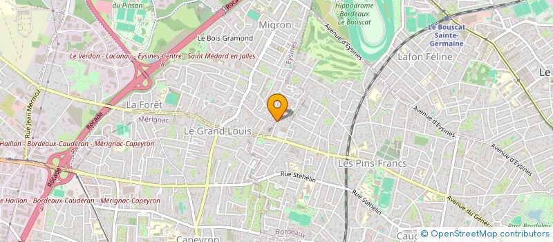 localisation de l'entreprise MADAME NATHALIE LOUIS  EYSINES