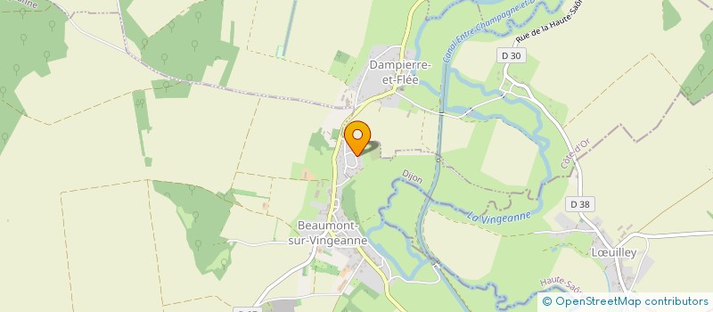 localisation de l'entreprise MADAME NATHALIE LOUISFERT  BEAUMONT-SUR-VINGEANNE