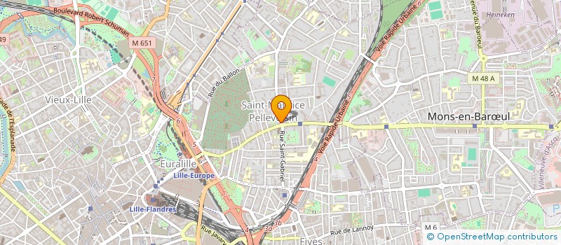 localisation de l'entreprise MADAME NATHALIE LOULIER -NMONANGE MANOU à LILLE