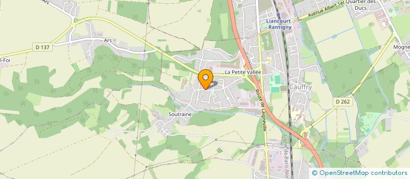 localisation de l'entreprise MADAME NATHALIE LOURENCO  CAUFFRY