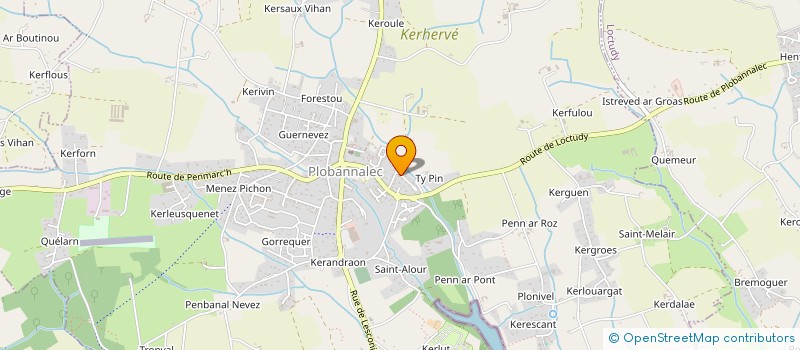 localisation de l'entreprise MADAME NATHALIE LOUVEAU  PLOBANNALEC-LESCONIL