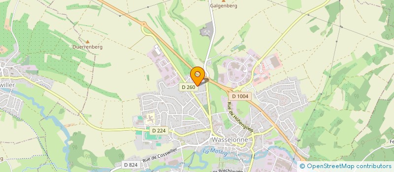 localisation de l'entreprise MADAME NATHALIE LOWE  WASSELONNE