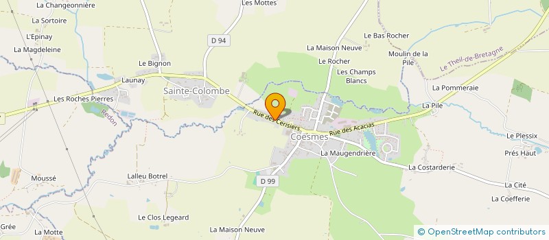 localisation de l'entreprise MADAME NATHALIE LUCAS  COESMES