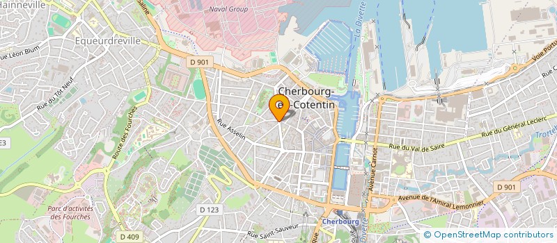 localisation de l'entreprise MADAME NATHALIE LUCBERT  CHERBOURG-EN-COTENTIN