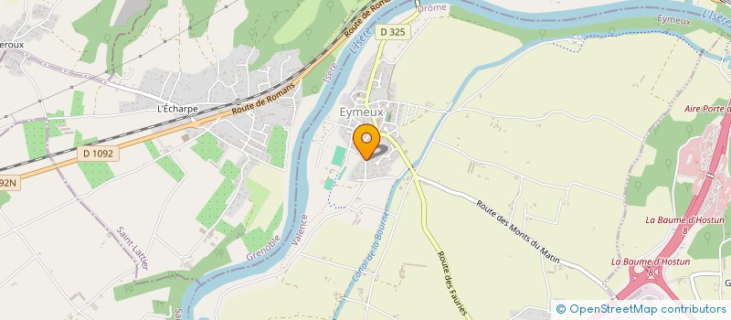 localisation de l'entreprise MADAME NATHALIE LUGEZ  EYMEUX