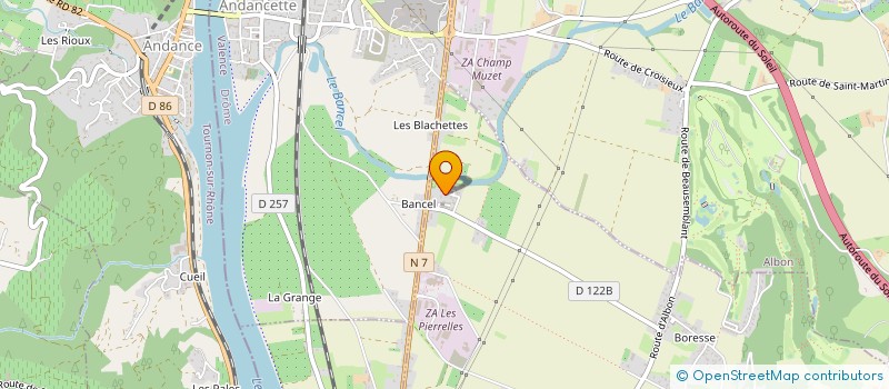 localisation de l'entreprise MADAME NATHALIE LUQUES à BEAUSEMBLANT