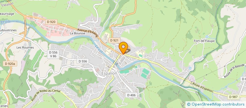 localisation de l'entreprise MADAME NATHALIE LUTRAND  ESPALION