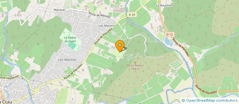 localisation de l'entreprise MADAME NATHALIE LUTTMANN  LA CRAU