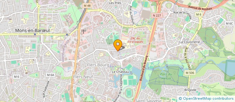 localisation de l'entreprise MADAME NATHALIE LUYPAERT  VILLENEUVE-D'ASCQ