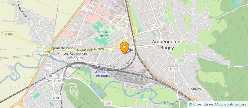 localisation de l'entreprise MADAME NATHALIE LYAUDET  VILLEURBANNE