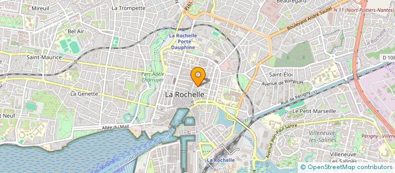 localisation de l'entreprise MADAME NATHALIE MA  LA ROCHELLE