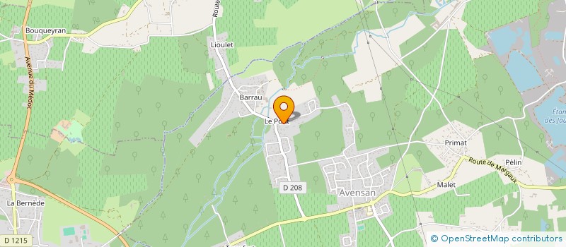 localisation de l'entreprise MADAME NATHALIE MACIAS  AVENSAN