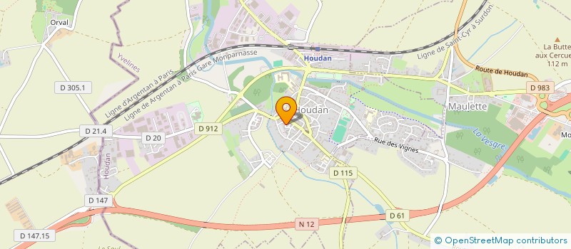 localisation de l'entreprise MADAME NATHALIE MACKIE à HOUDAN