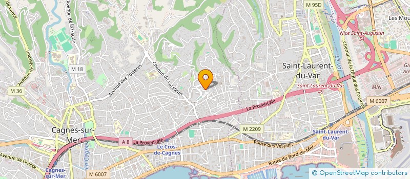 localisation de l'entreprise MADAME NATHALIE MACONE à CAGNES-SUR-MER
