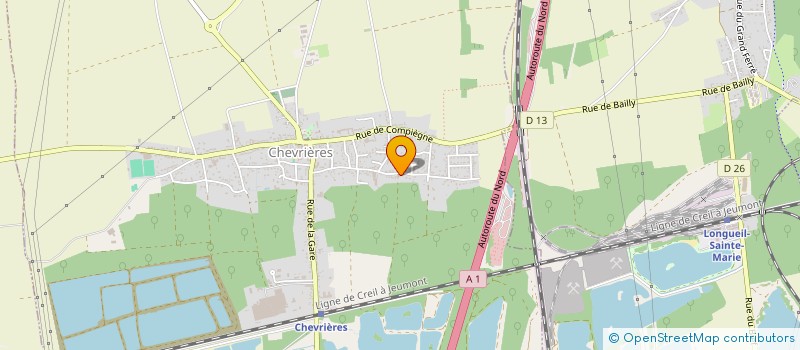 localisation de l'entreprise MADAME NATHALIE MACQ à CHEVRIERES