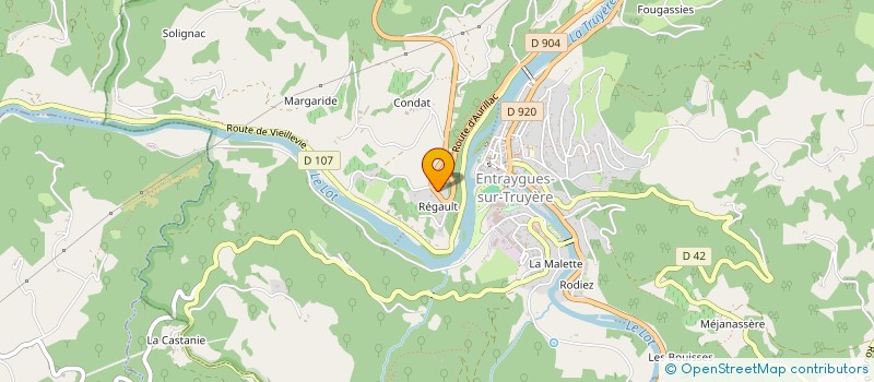 localisation de l'entreprise MADAME NATHALIE MADAMOURS  CAMPOURIEZ