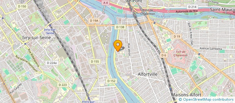 localisation de l'entreprise MADAME NATHALIE MADEIRA à ALFORTVILLE